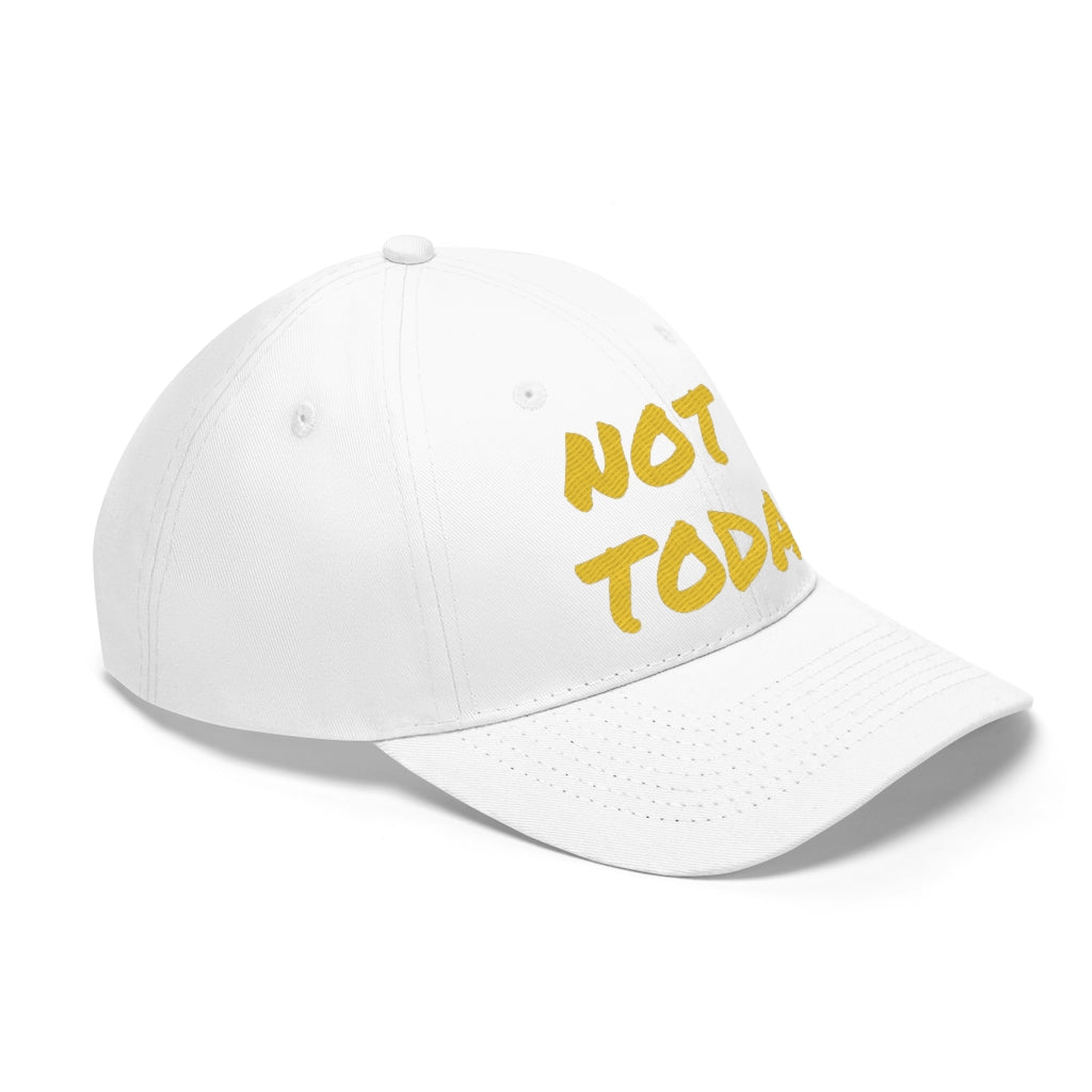 Yellow Marker "Not Today" Hat 👽🖖🏾 - VezzyWorld