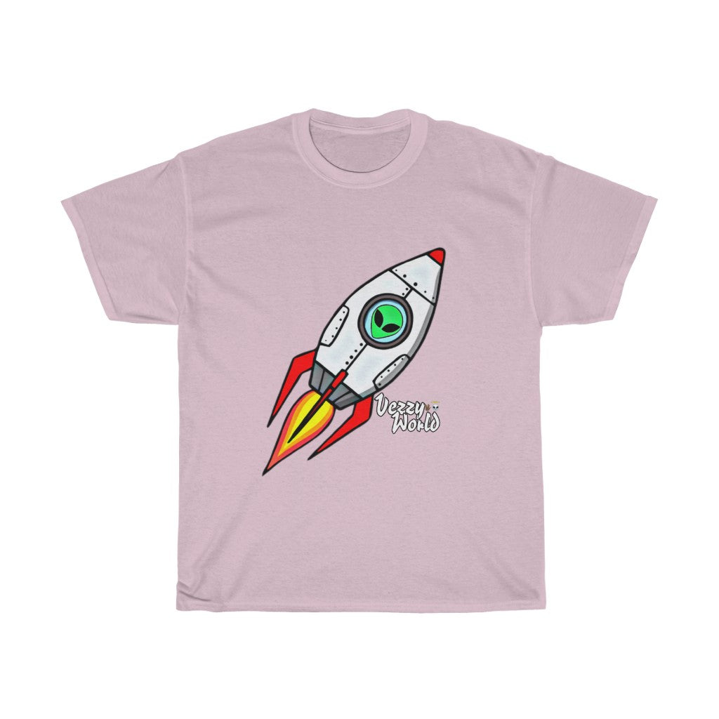 Total Blast Off Big Head - Tee - VezzyWorld