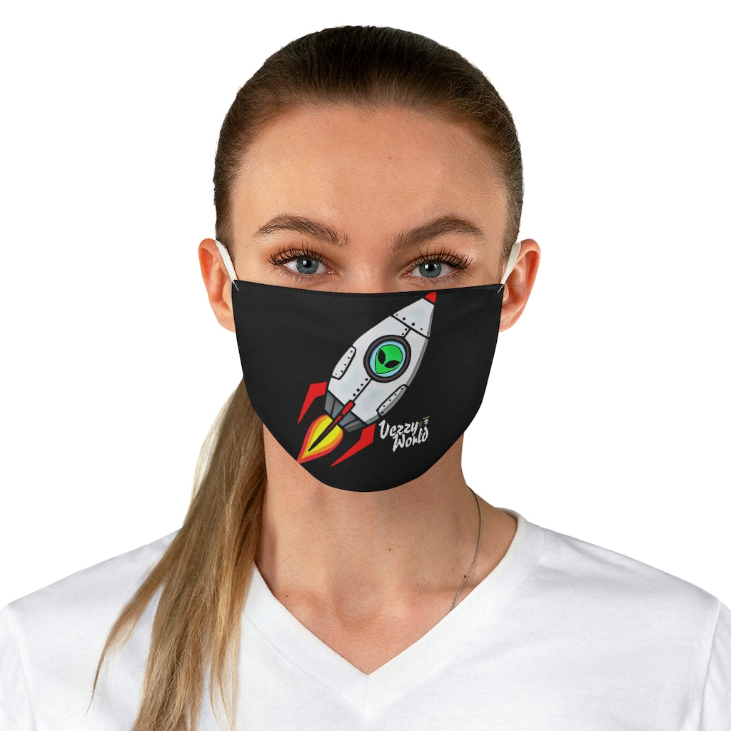 Blast Off Big Head - Face Mask - VezzyWorld