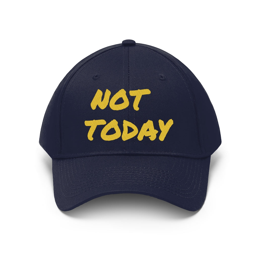 Yellow Marker "Not Today" Hat 👽🖖🏾 - VezzyWorld