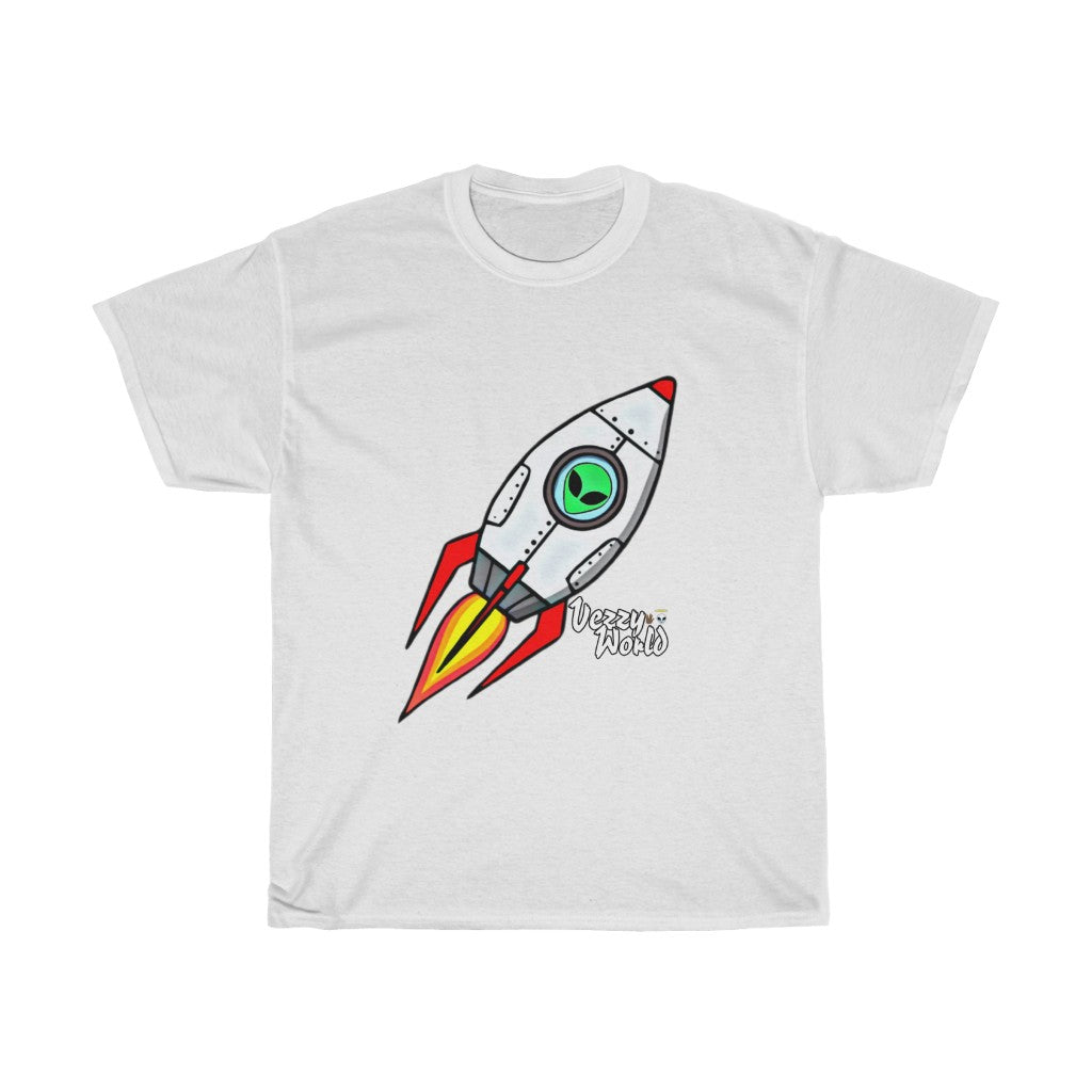 Total Blast Off Big Head - Tee - VezzyWorld