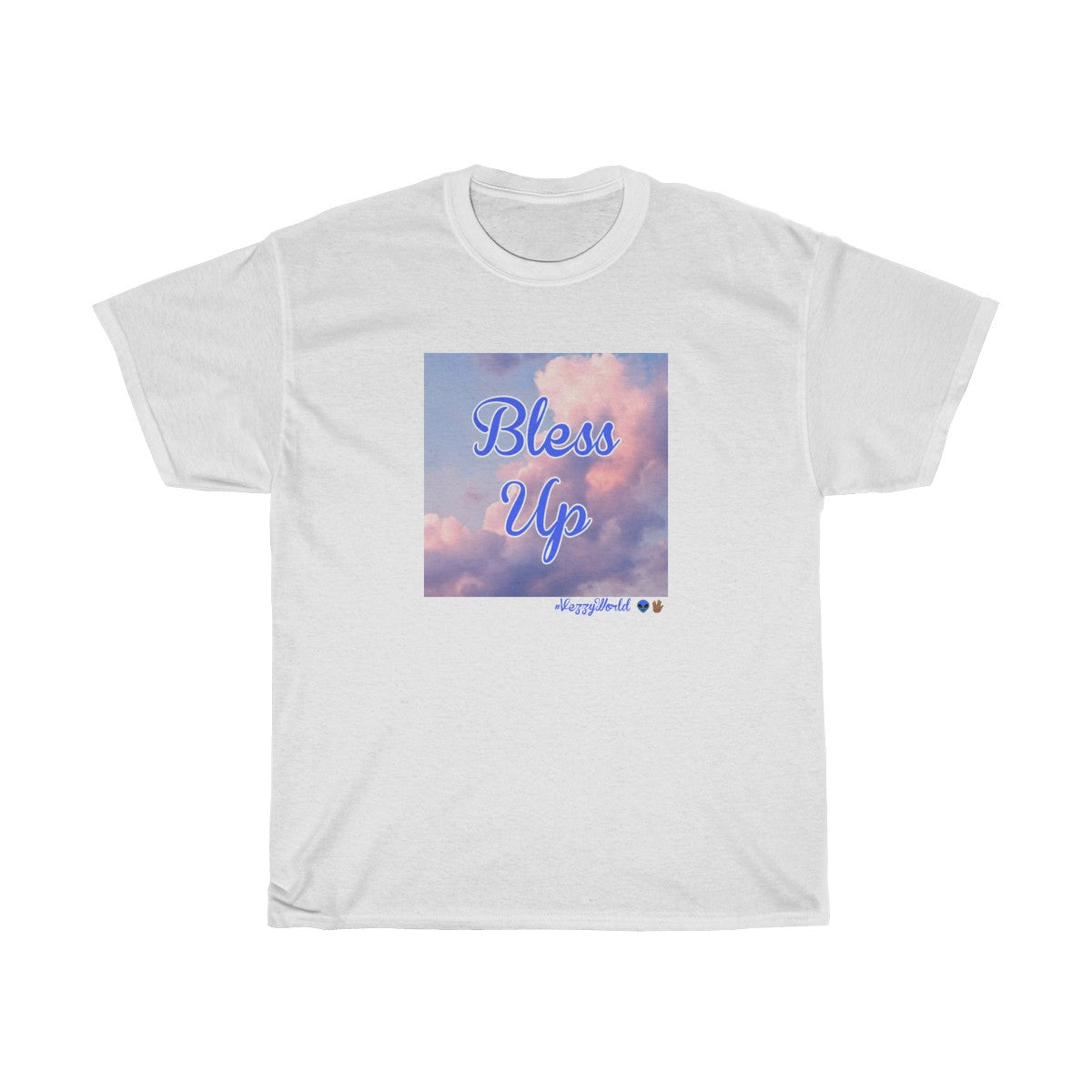 "Bless Up" Heavy Cotton Tee 👽🖖🏾 - VezzyWorld