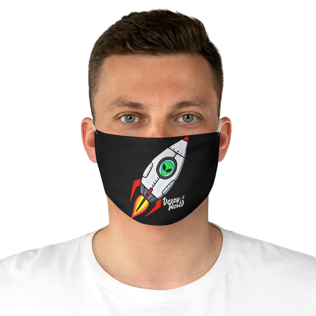 Blast Off Big Head - Face Mask - VezzyWorld