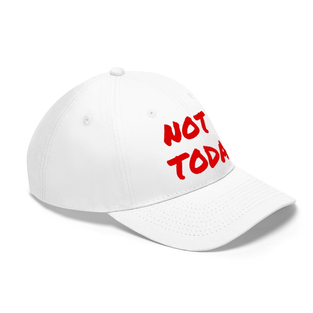 Red Marker "Not Today" Hat 👽🖖🏾 - VezzyWorld