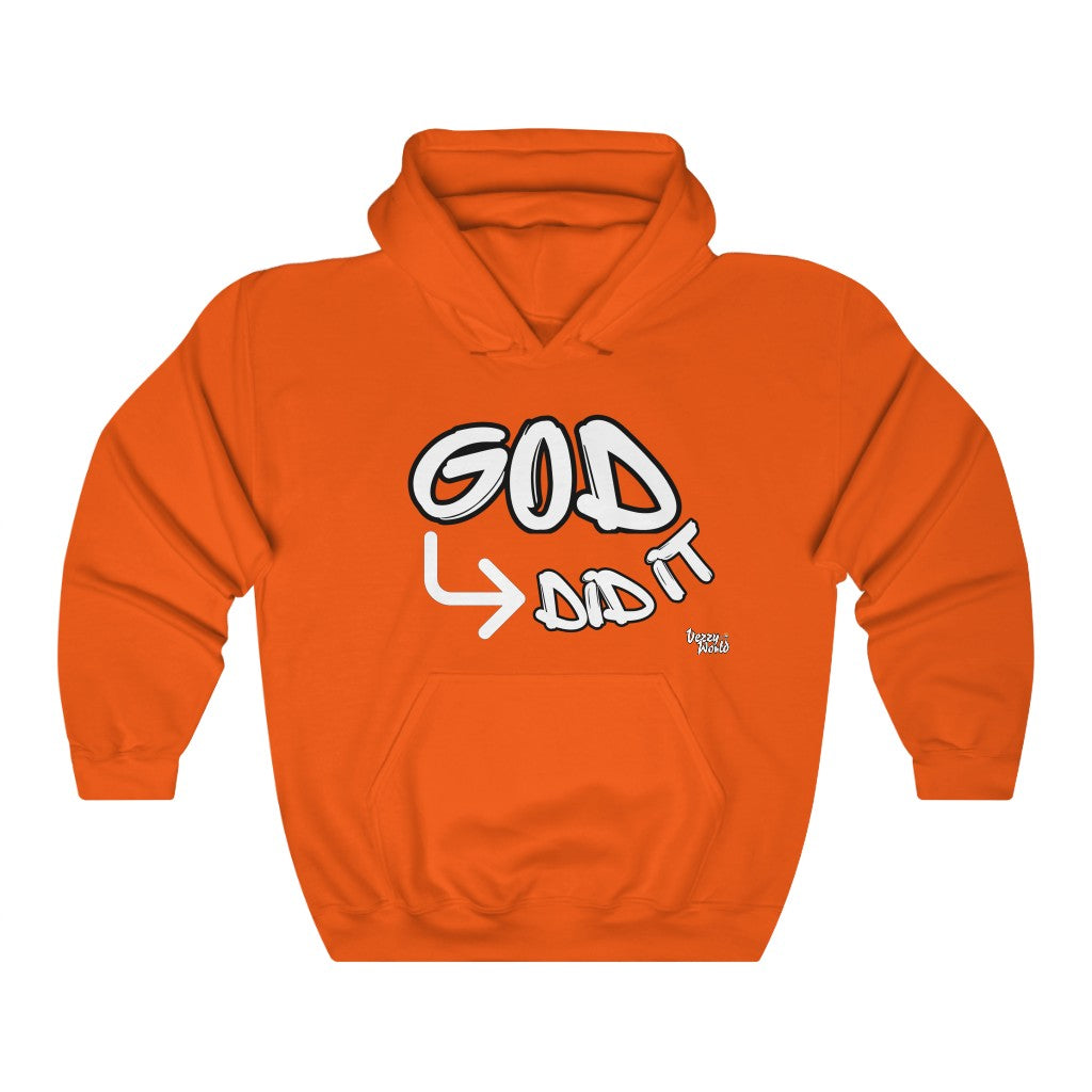 "God Did It" ™ Hoodie #VezzyWorld 👽🖖🏾 - VezzyWorld