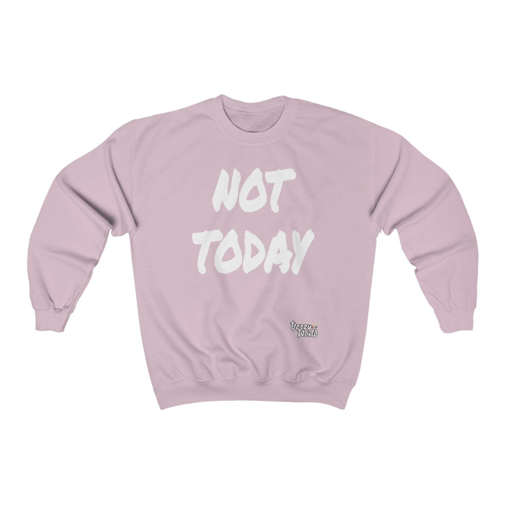 New Fresh Sweater + Not Today - White Letter #VezzyWorld 👽🖖🏾 - VezzyWorld