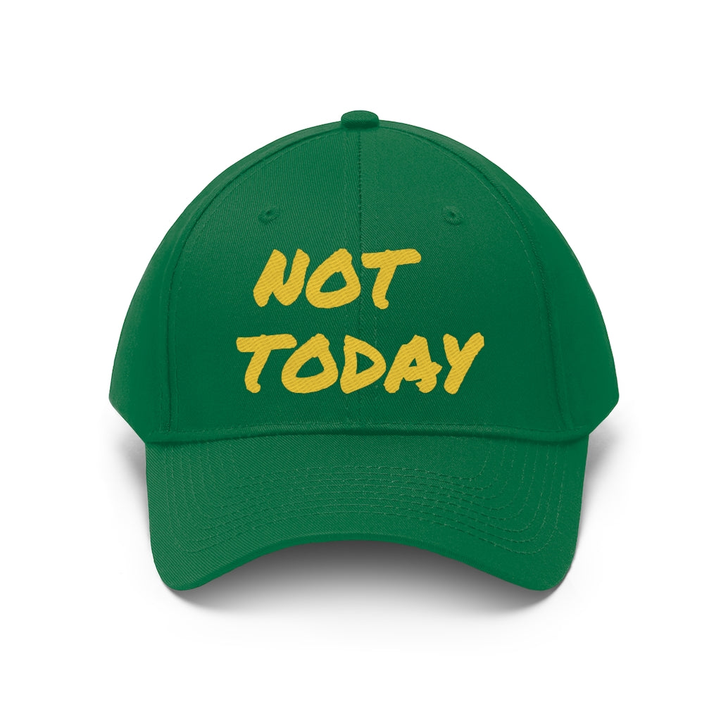 Yellow Marker "Not Today" Hat 👽🖖🏾 - VezzyWorld