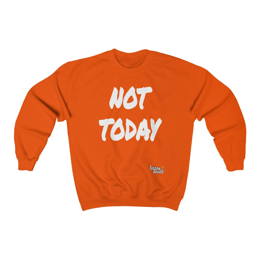 New Fresh Sweater + Not Today - White Letter #VezzyWorld 👽🖖🏾 - VezzyWorld