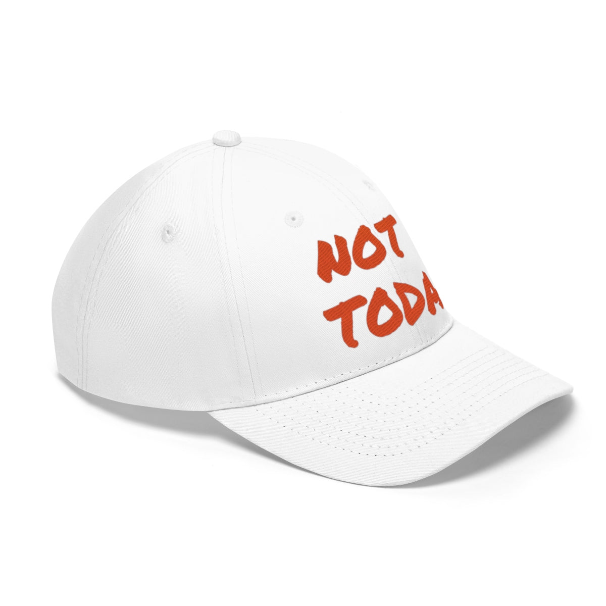 Orange Marker "Not Today" Hat 👽🖖🏾 - VezzyWorld