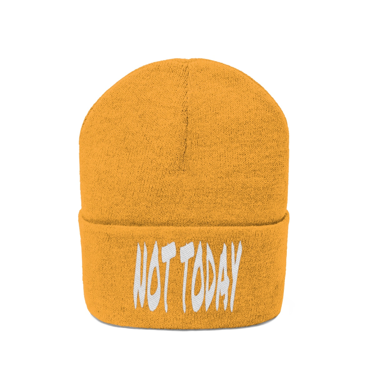 "Not Today" Knit Beanie #VezzyWorld 👽🖖🏾 - VezzyWorld