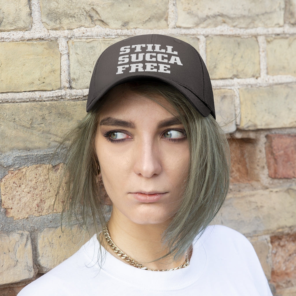 Still SUCCA Free - Unisex Twill Hat 👽 - VezzyWorld