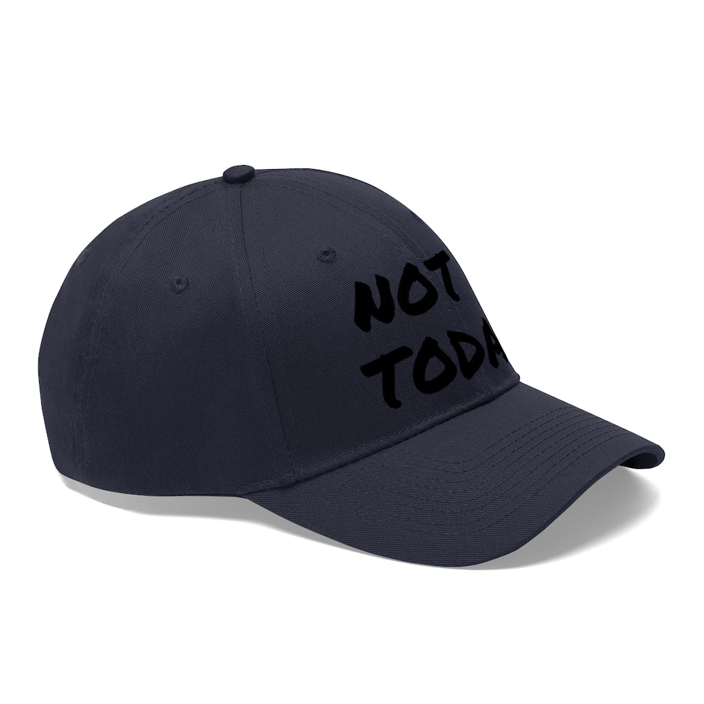 Black Marker "Not Today" Hat 👽🖖🏾 - VezzyWorld