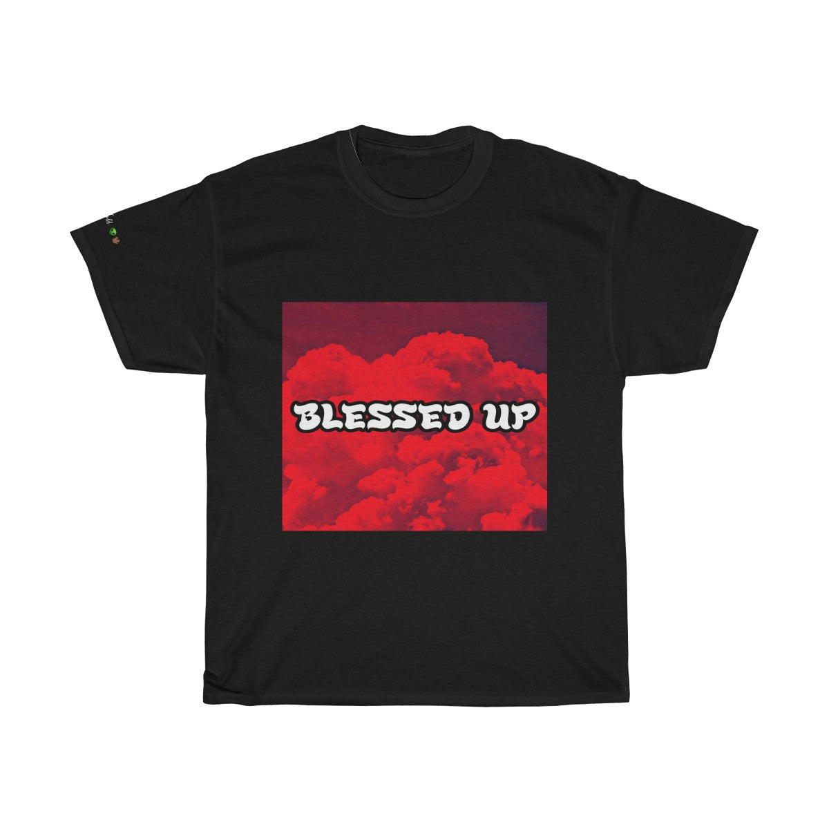 "Blessed Up" Cloudy - Tee #VezzyWorld 👽🖖🏾 - VezzyWorld