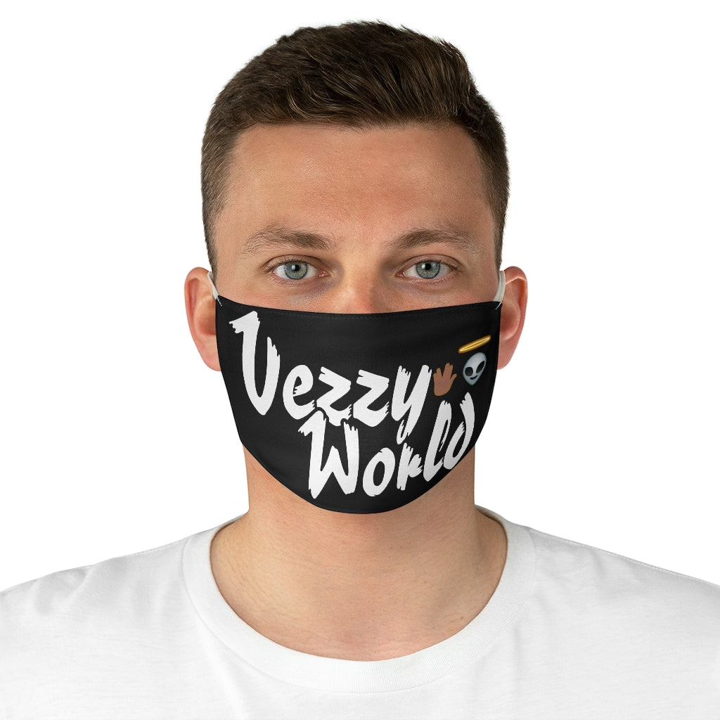 VezzyWorld w/😇 - Black Face Mask - VezzyWorld