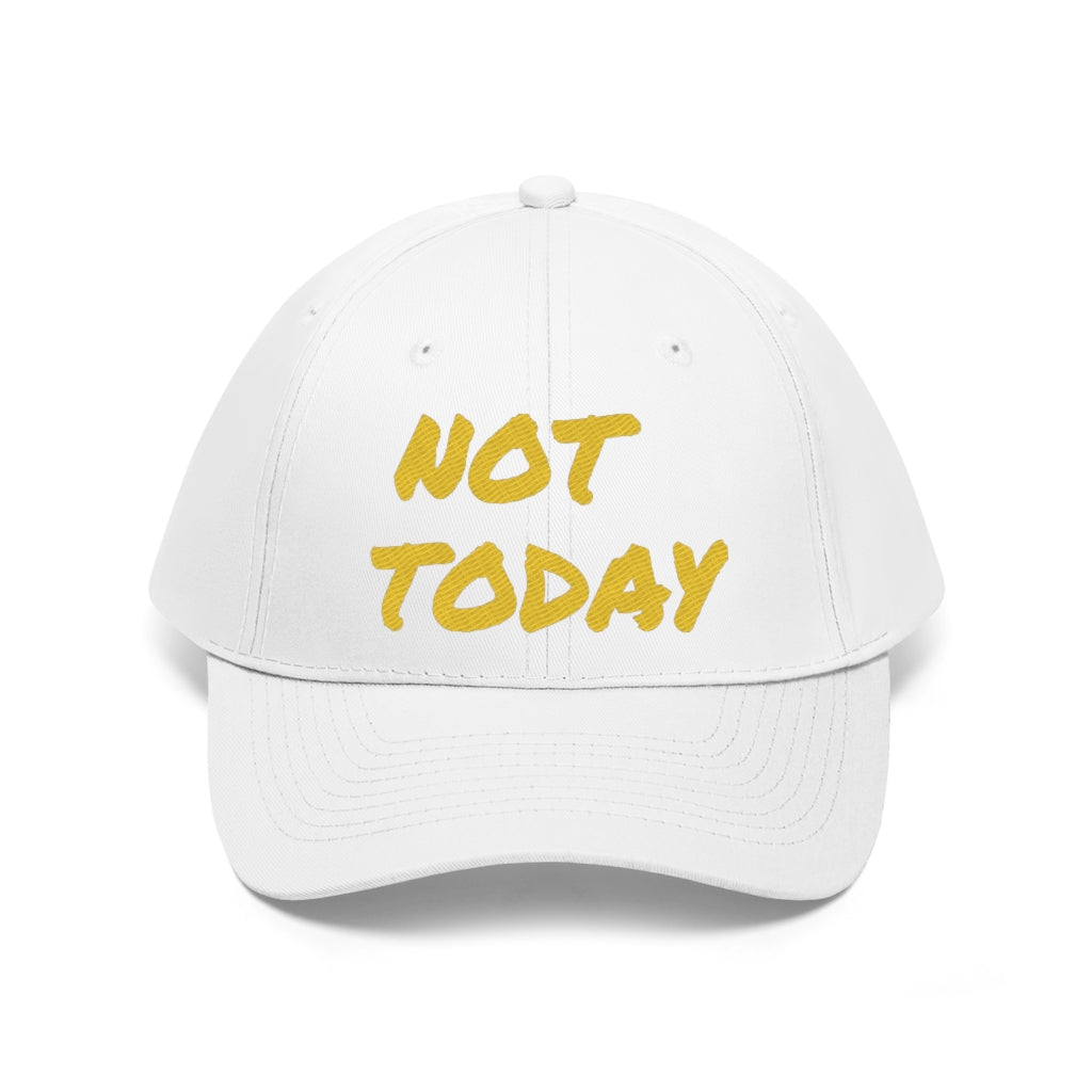 Yellow Marker "Not Today" Hat 👽🖖🏾 - VezzyWorld