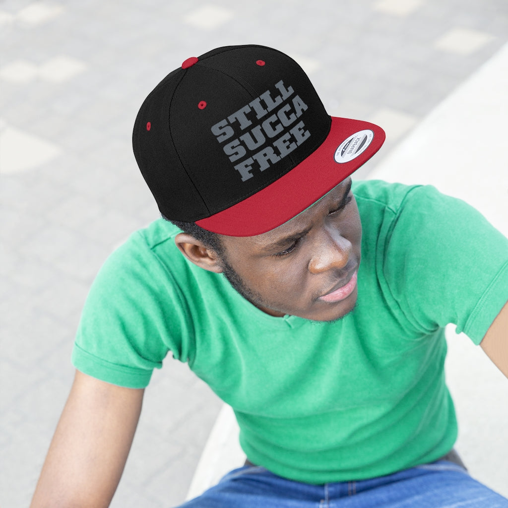 Still Succa Free - Grey Letters - Snapback #VezzyWorld - VezzyWorld