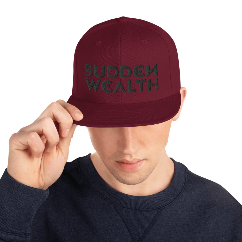 "Sudden Wealth" Snapback Hat #VezzyWorld - VezzyWorld