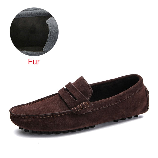 DEKABR Fashion Men's Genuine Leather Loafers Moccasins. #VezzyWorld - VezzyWorld