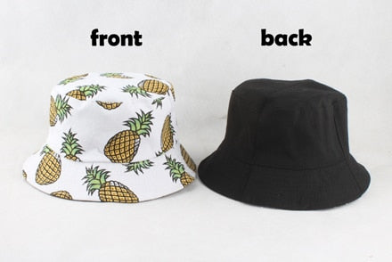 Panama Bucket Hat Men Women Summer Bucket Cap Banana Print #VezzyWorld 👽🖖🏾 - VezzyWorld