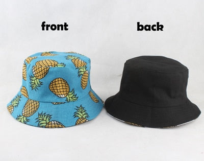 Panama Bucket Hat Men Women Summer Bucket Cap Banana Print #VezzyWorld 👽🖖🏾 - VezzyWorld